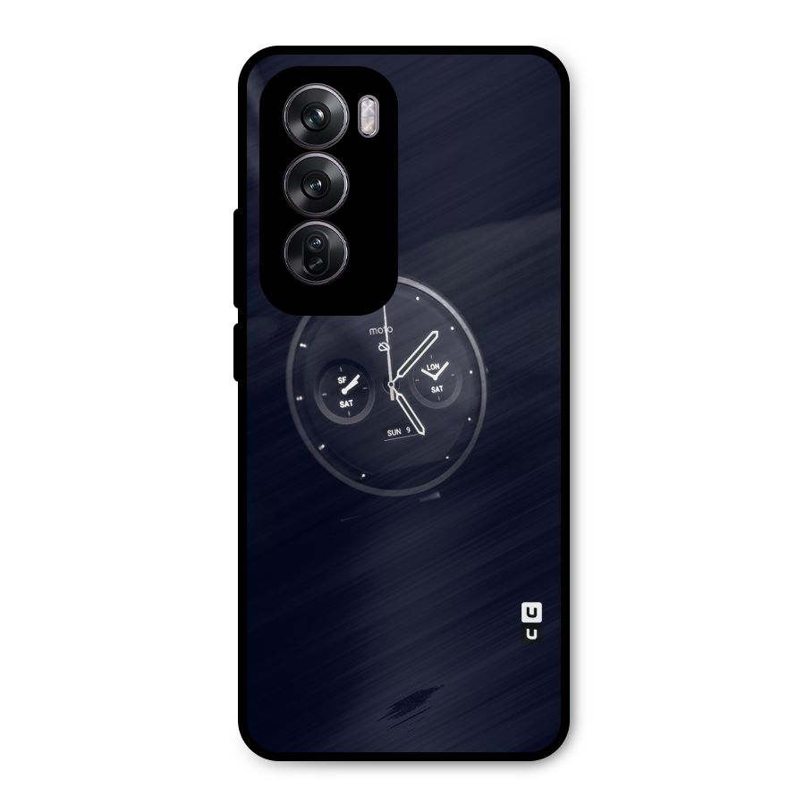 Dark Watch Metal Back Case for Oppo Reno12 Pro