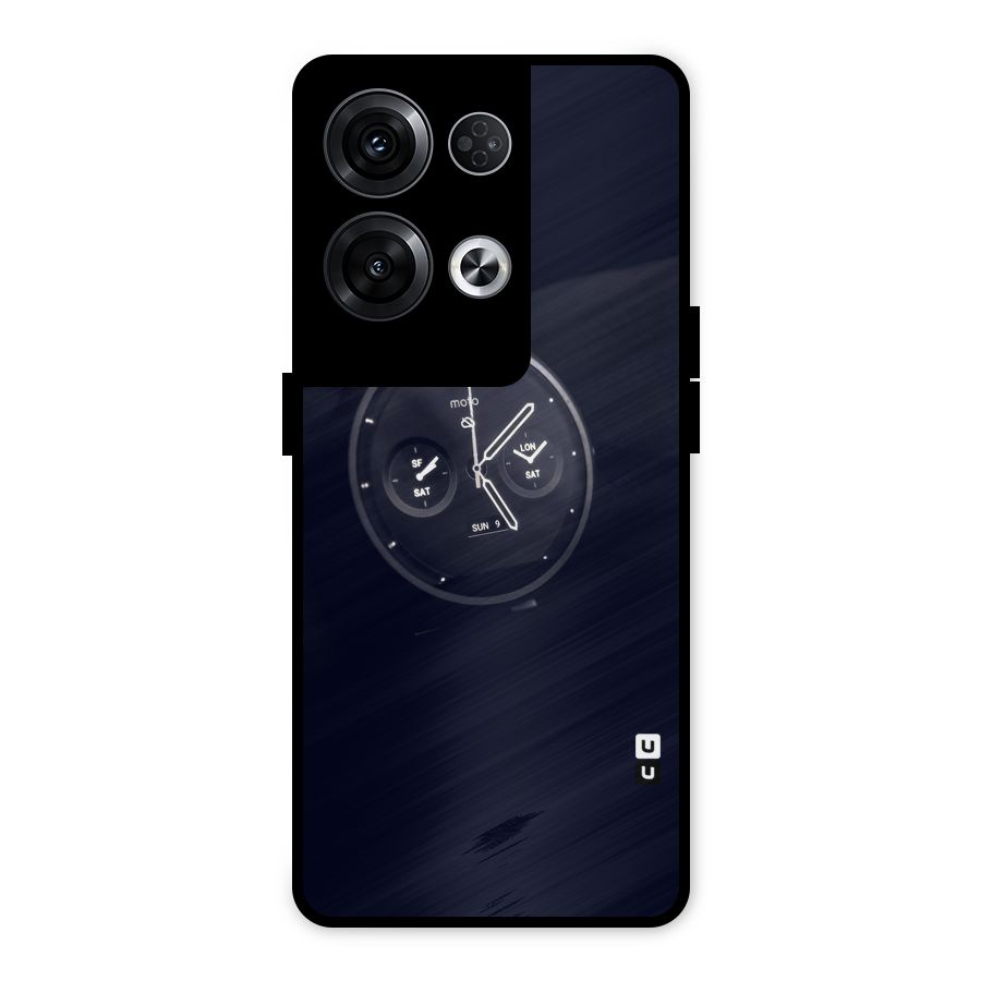 Dark Watch Metal Back Case for Oppo Reno8 Pro 5G