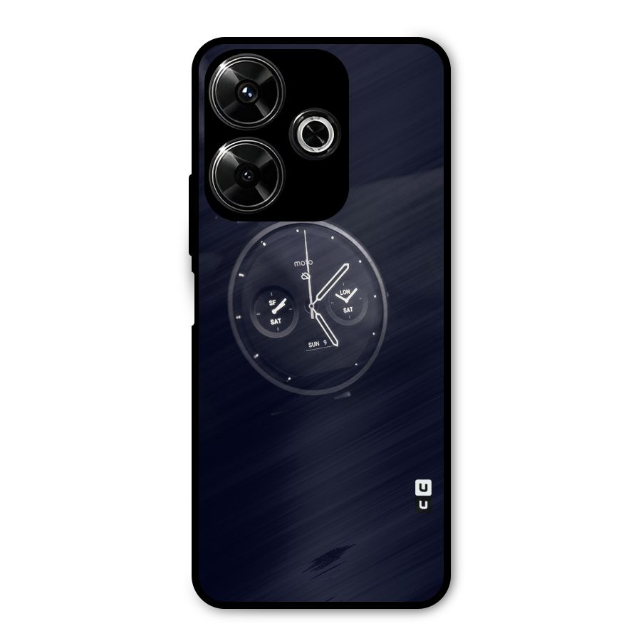 Dark Watch Metal Back Case for Poco M6 Plus