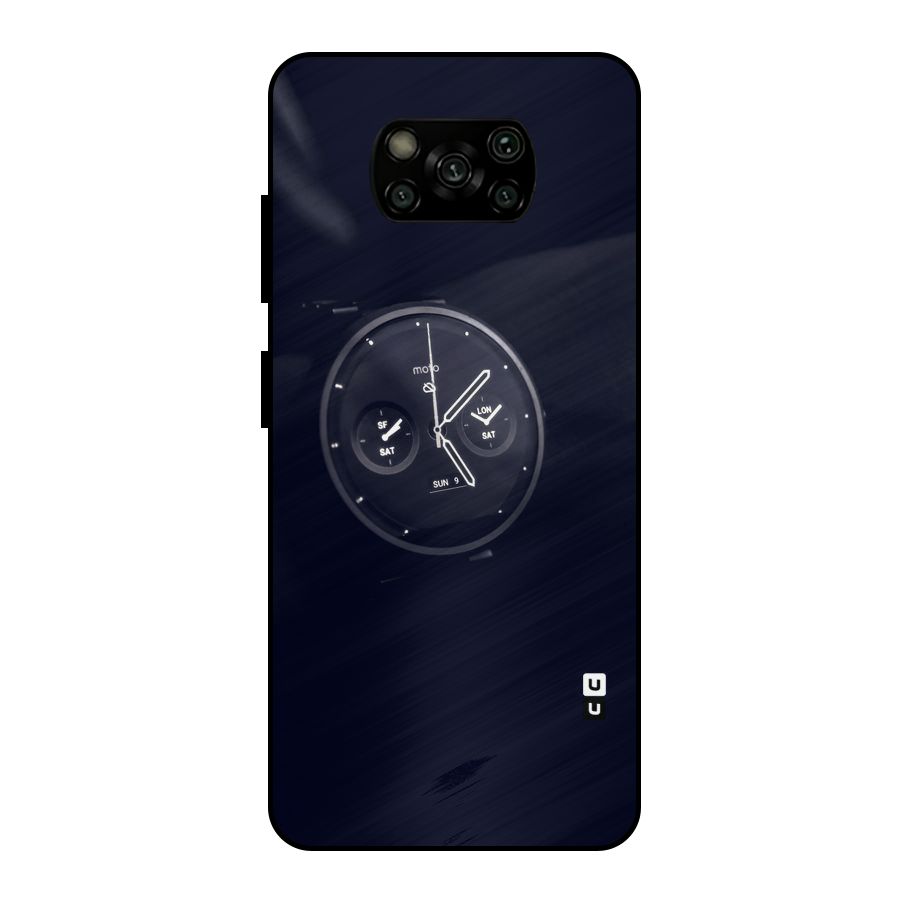 Dark Watch Metal Back Case for Poco X3
