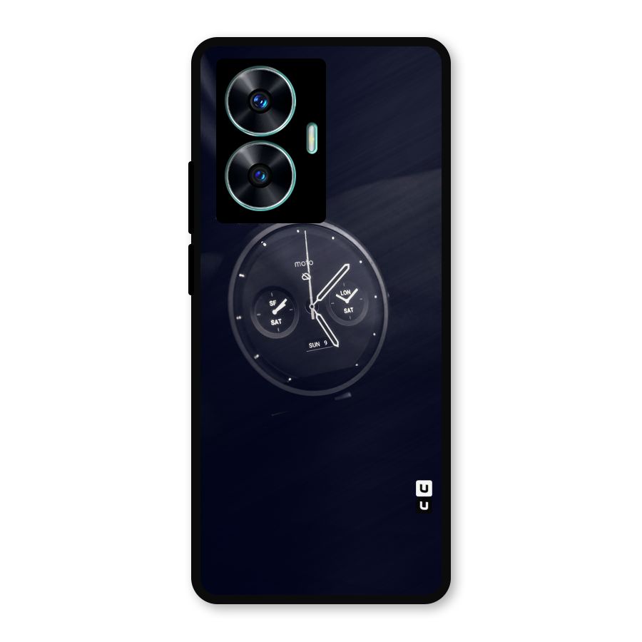 Dark Watch Metal Back Case for Realme Narzo N55