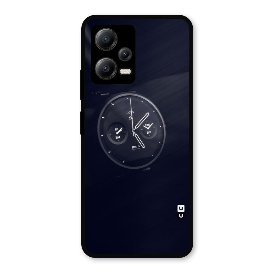Dark Watch Metal Back Case for Redmi Note 12 5G