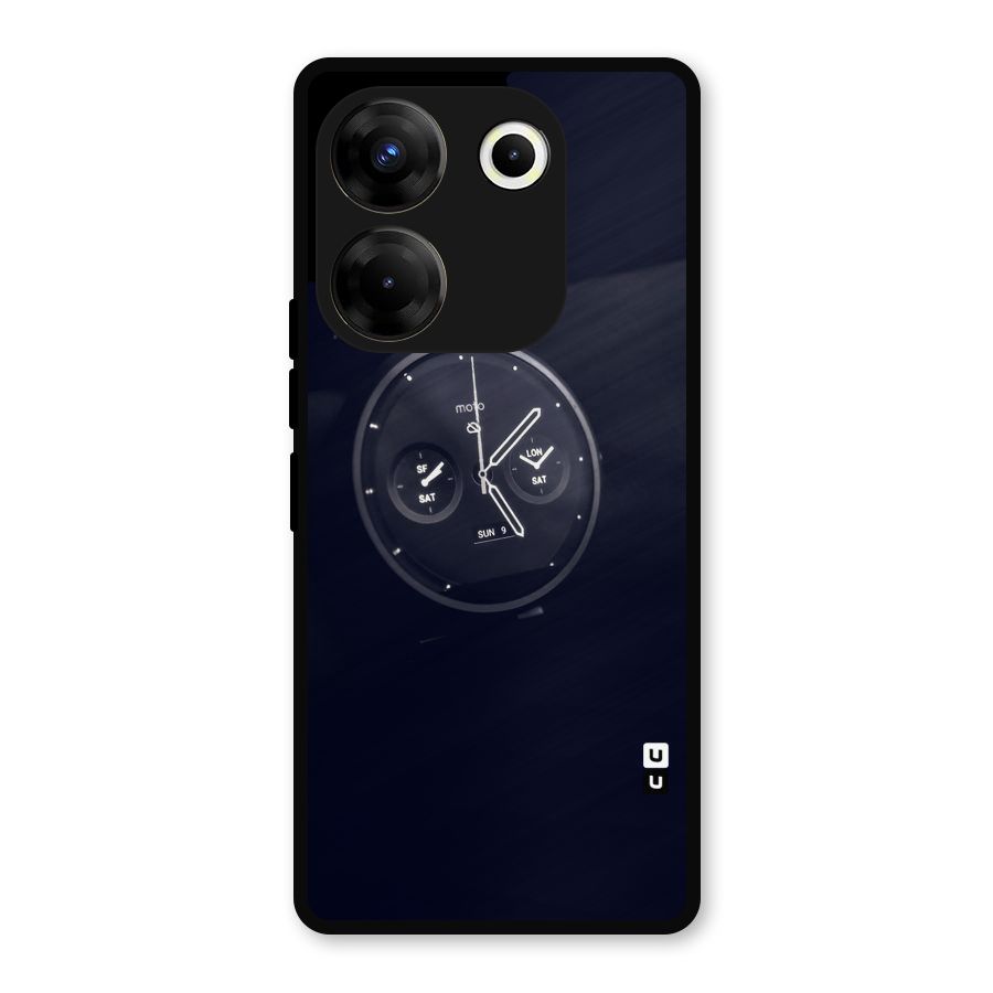 Dark Watch Metal Back Case for Tecno Camon 20