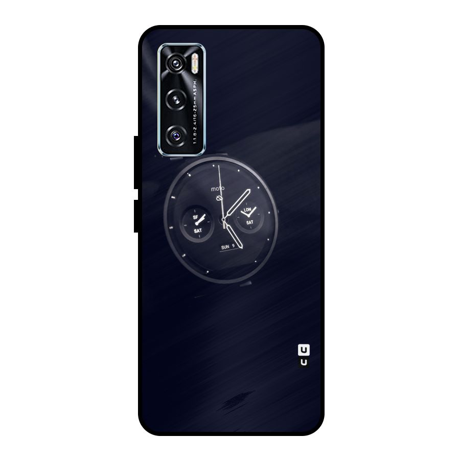 Dark Watch Metal Back Case for Vivo V20 SE