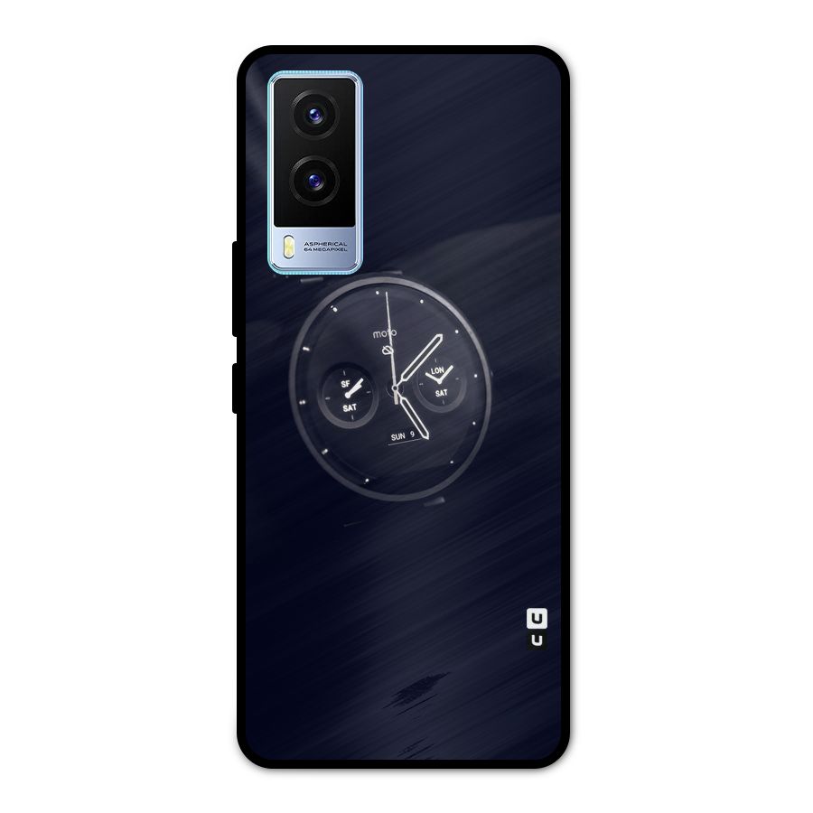 Dark Watch Metal Back Case for Vivo V21e 5G