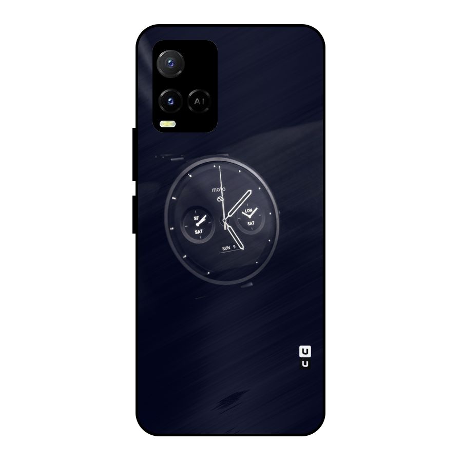Dark Watch Metal Back Case for Vivo Y21A