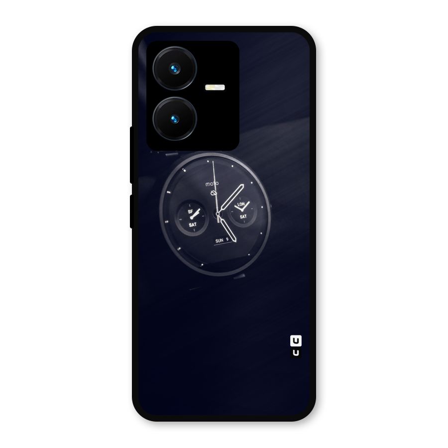 Dark Watch Metal Back Case for Vivo Y22