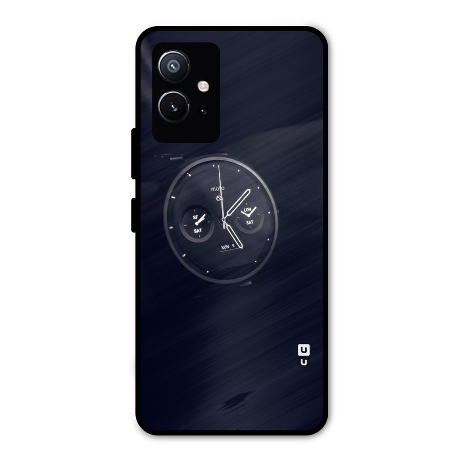 Dark Watch Metal Back Case for Vivo Y75 5G