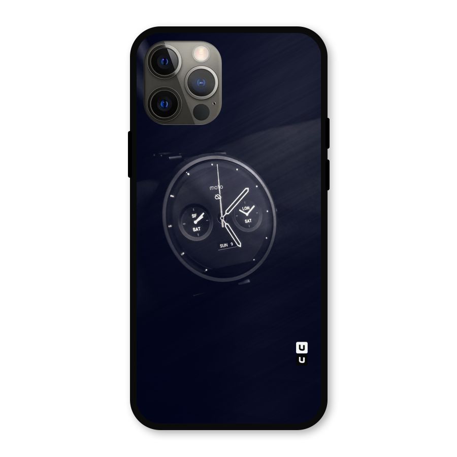 Dark Watch Metal Back Case for iPhone 12 Pro