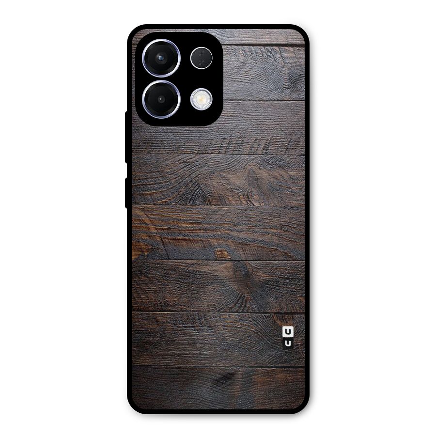 Dark Wood Printed Metal Back Case for Oppo K13