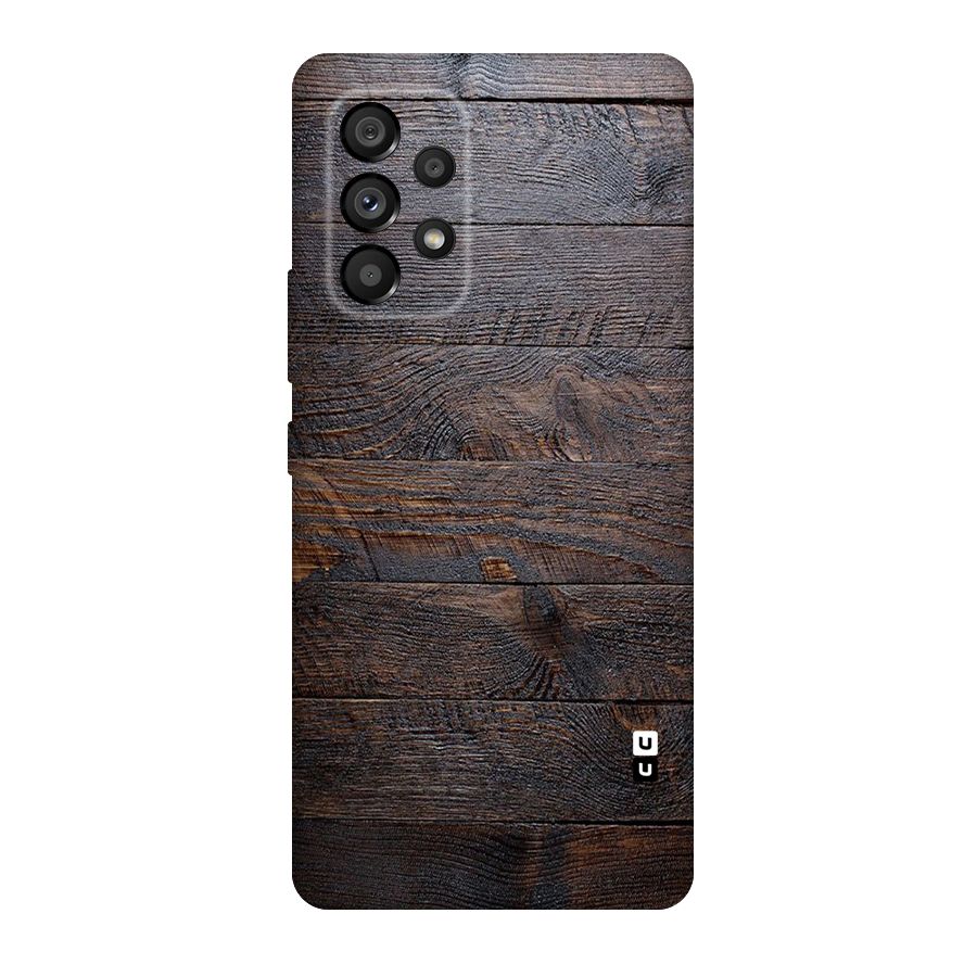 Dark Wood Printed Original Polycarbonate Back Case for Galaxy A53 5G
