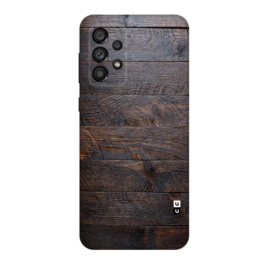 Dark Wood Printed Original Polycarbonate Back Case for Galaxy A73 5G
