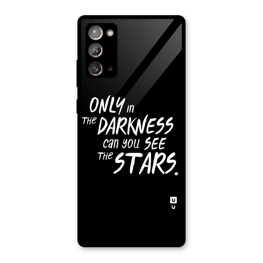 Darkness and the Stars Glass Back Case for Galaxy Note 20