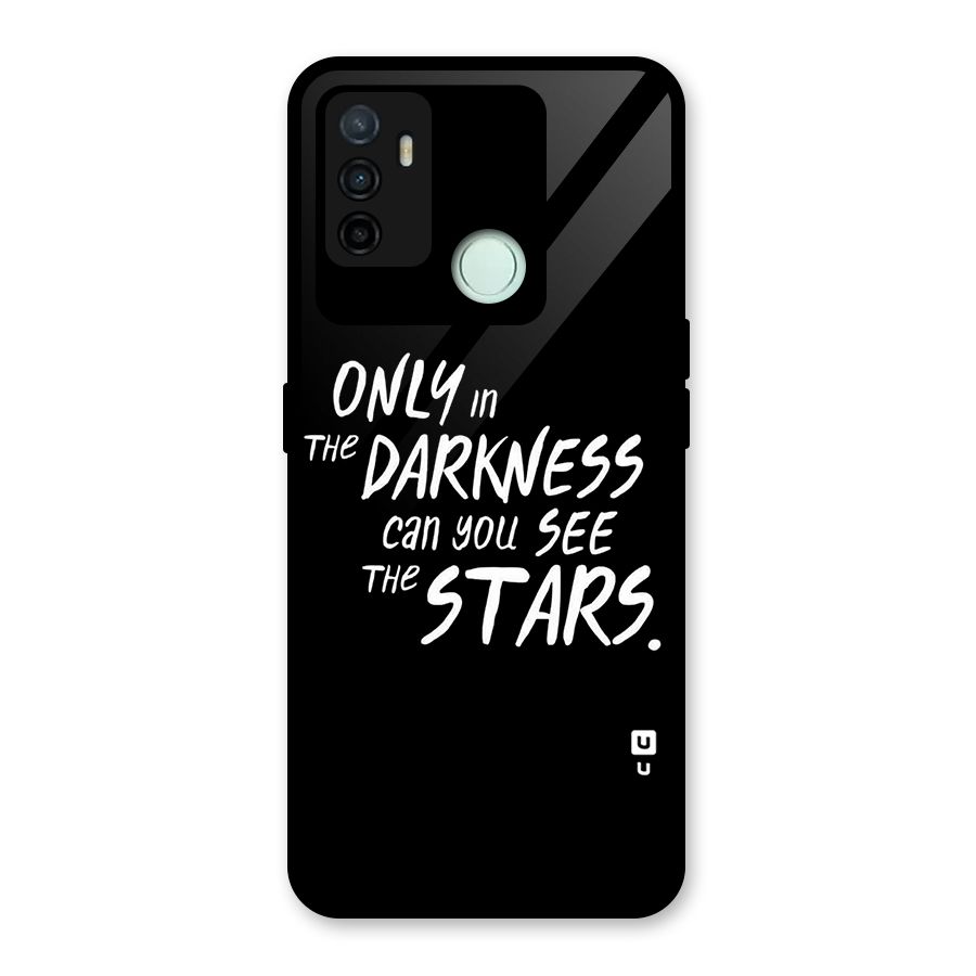 Darkness and the Stars Glass Back Case for Oppo A53