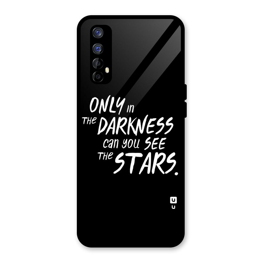 Darkness and the Stars Glass Back Case for Realme 7