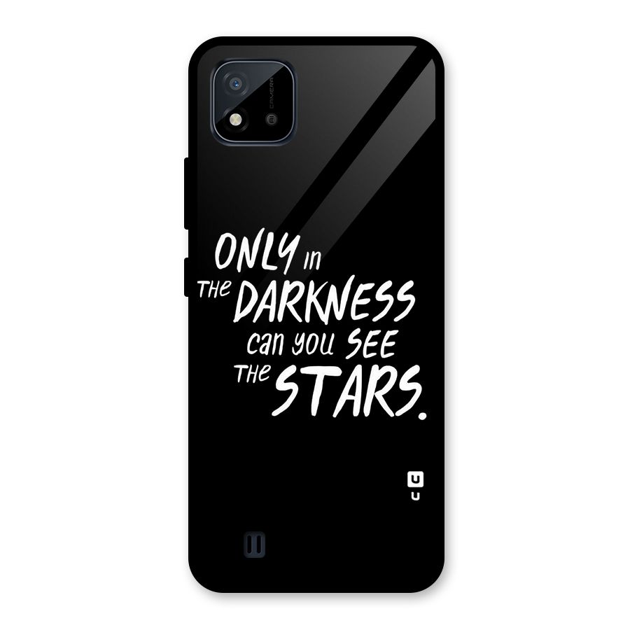 Darkness and the Stars Glass Back Case for Realme C11 2021