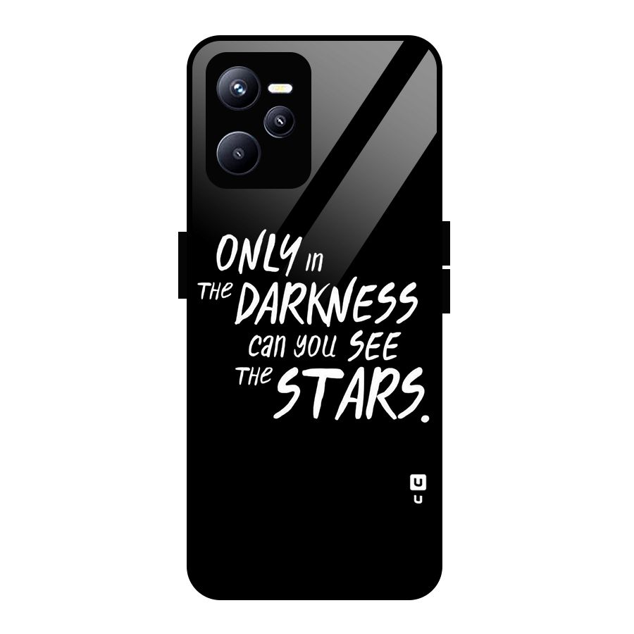 Darkness and the Stars Glass Back Case for Realme C35