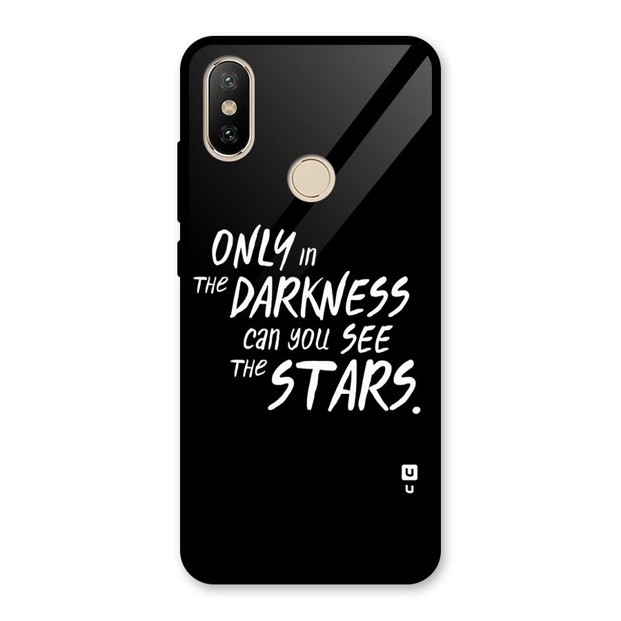Darkness and the Stars Glass Back Case for Redmi A2