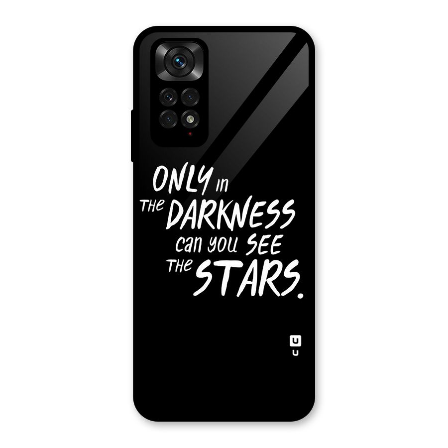 Darkness and the Stars Glass Back Case for Redmi Note 11S