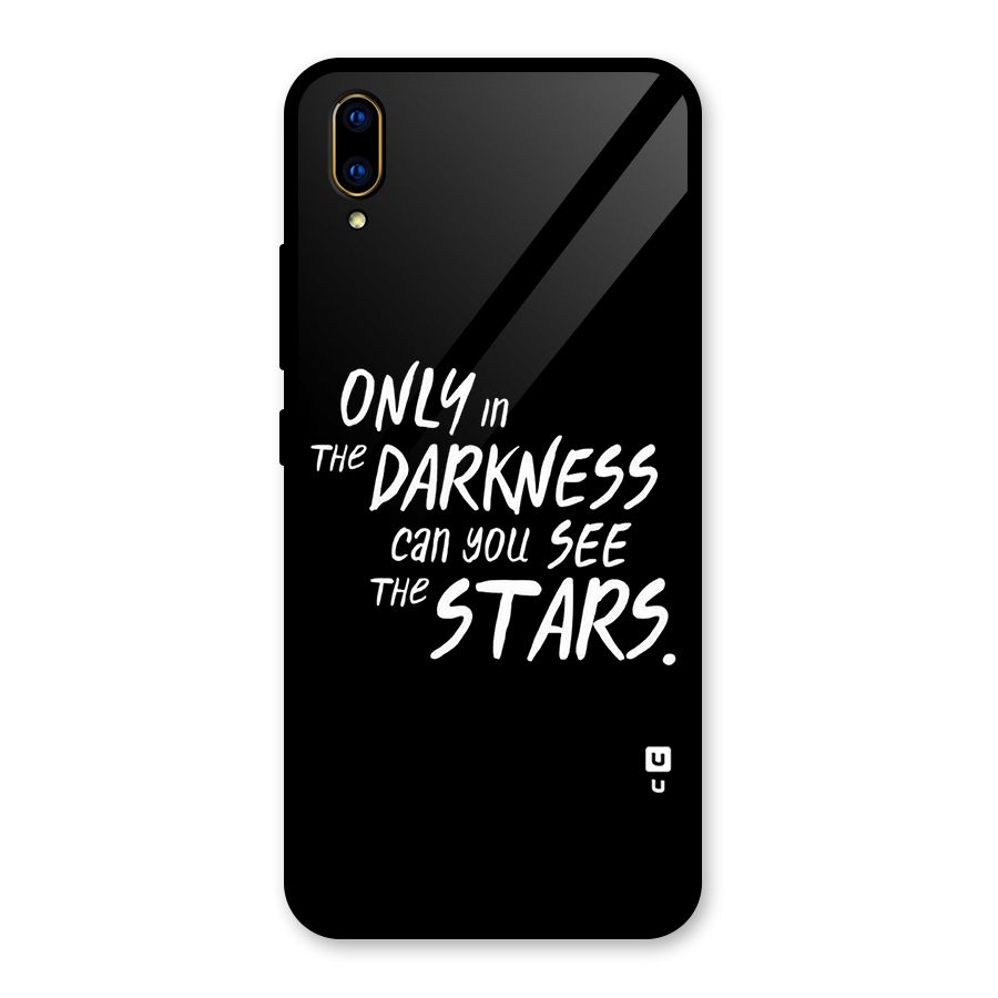 Darkness and the Stars Glass Back Case for Vivo V11 Pro