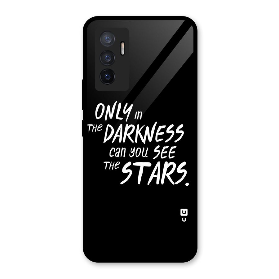 Darkness and the Stars Glass Back Case for Vivo V23e