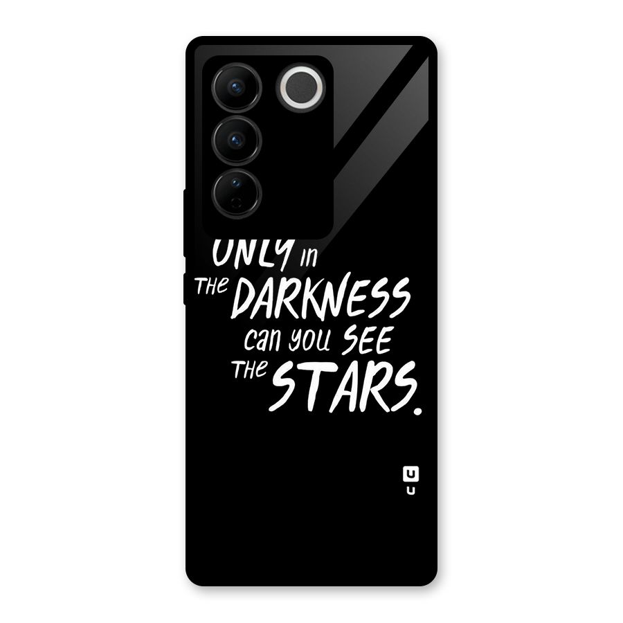 Darkness and the Stars Glass Back Case for Vivo V27