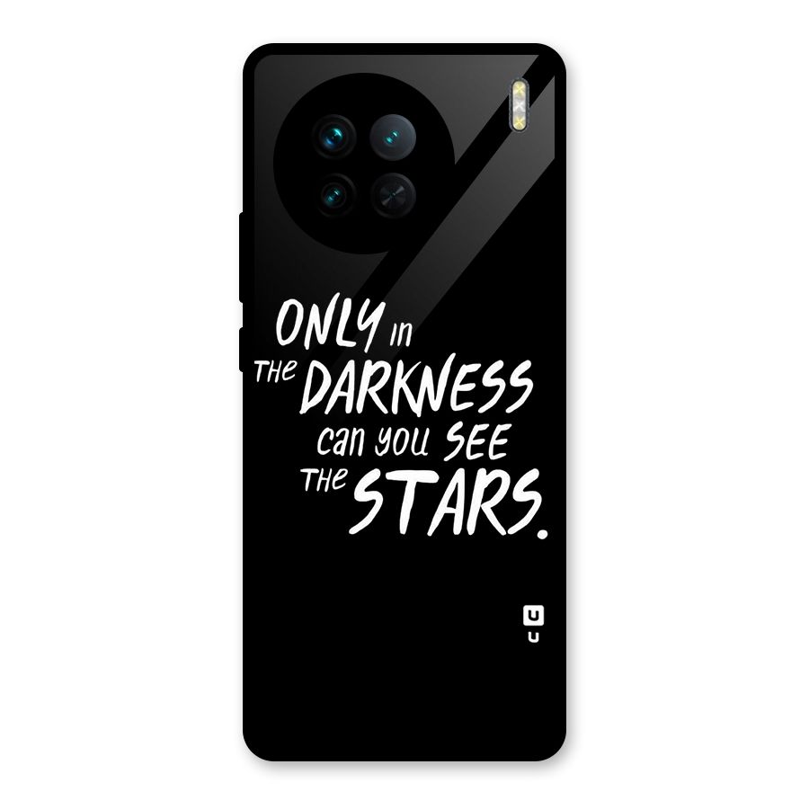 Darkness and the Stars Glass Back Case for Vivo X90