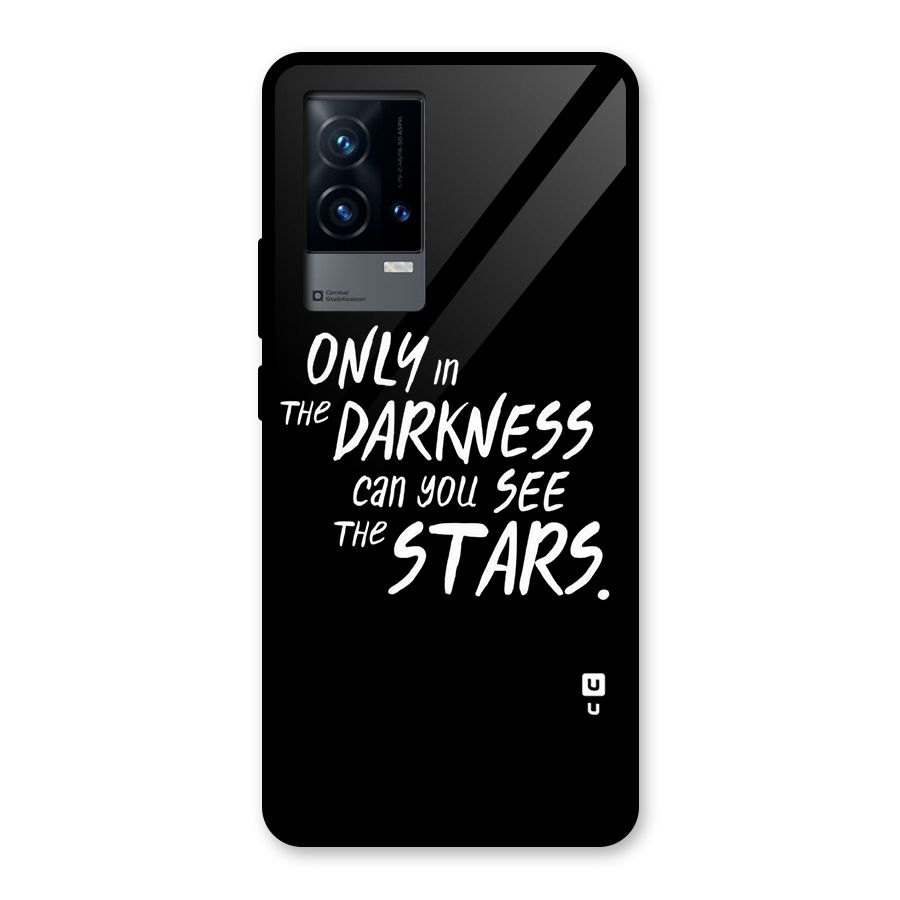 Darkness and the Stars Glass Back Case for iQOO 9 5G