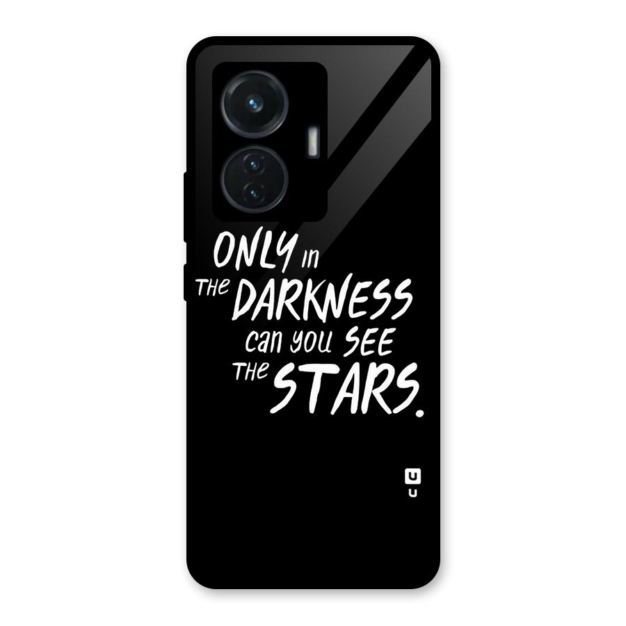 Darkness and the Stars Glass Back Case for iQOO Z6 44W