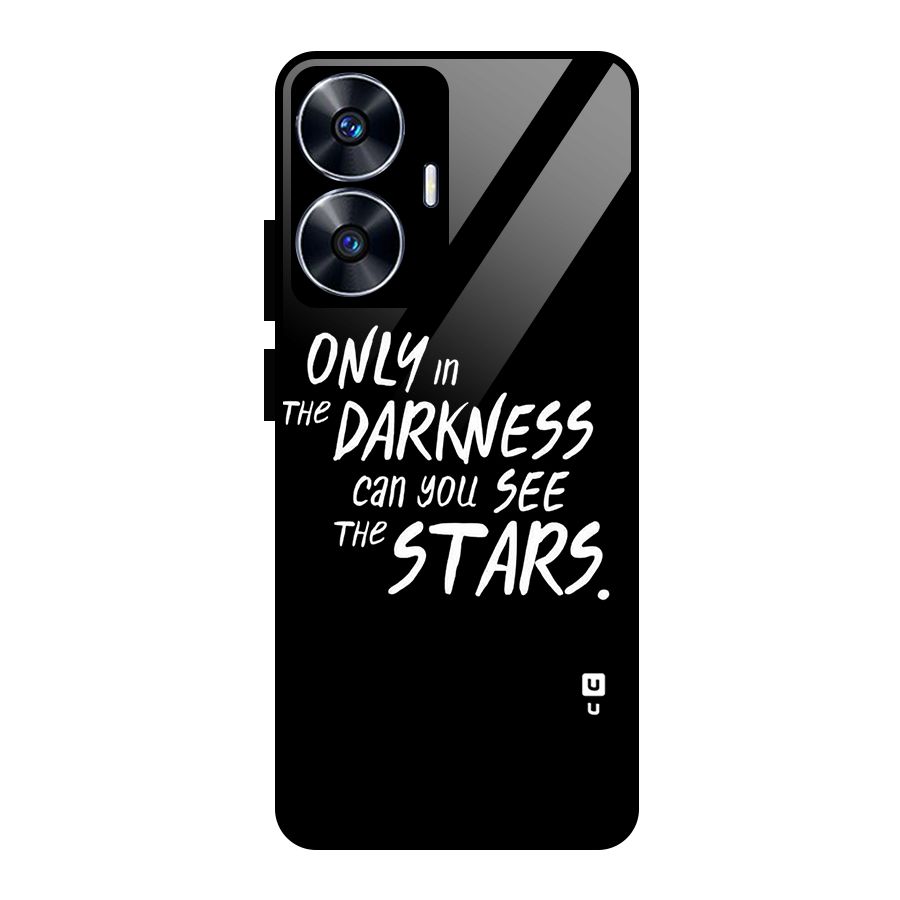 Darkness and the Stars Glass Back Case for realme C55