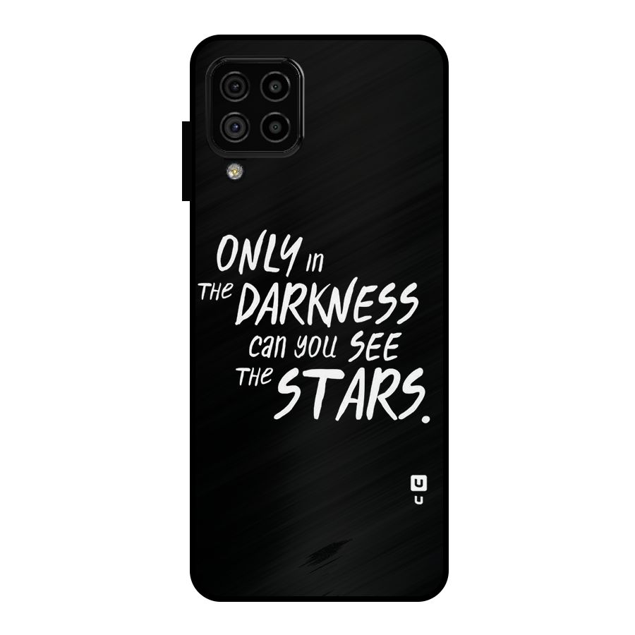 Darkness and the Stars Metal Back Case for Galaxy A22 4G