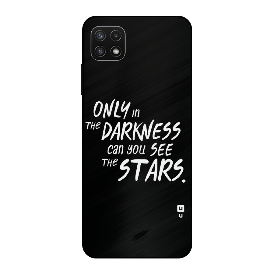 Darkness and the Stars Metal Back Case for Galaxy A22 5G