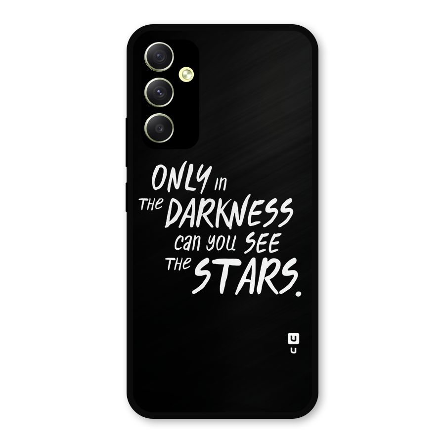Darkness and the Stars Metal Back Case for Galaxy A34