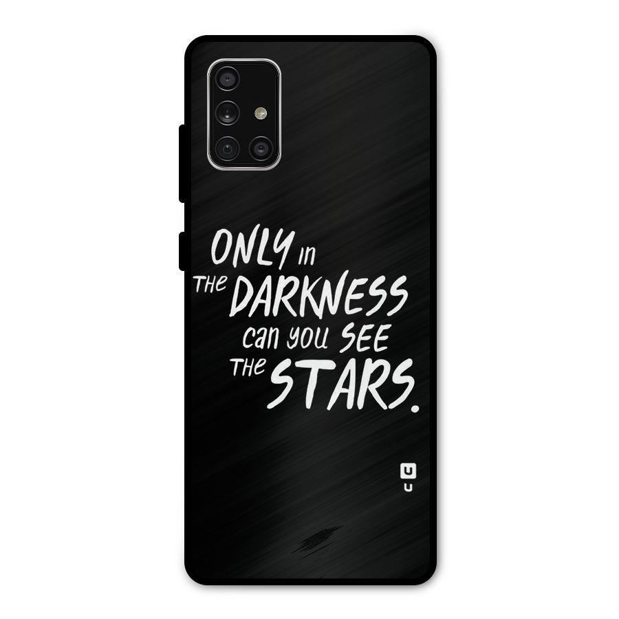 Darkness and the Stars Metal Back Case for Galaxy A71