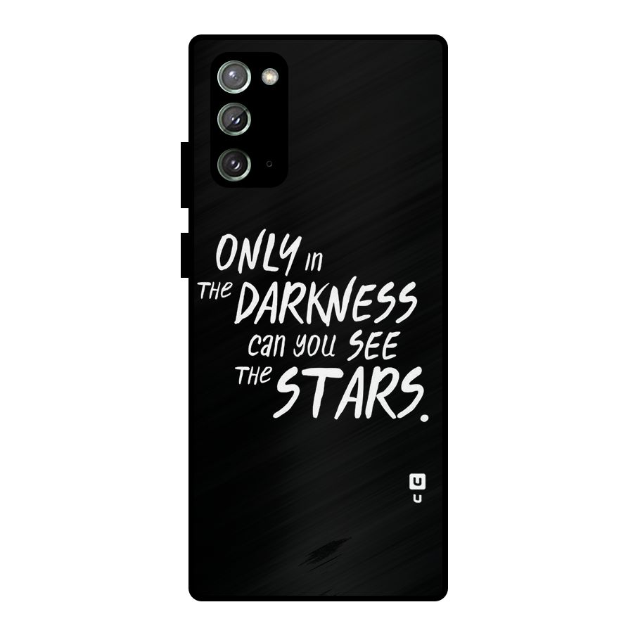 Darkness and the Stars Metal Back Case for Galaxy Note 20