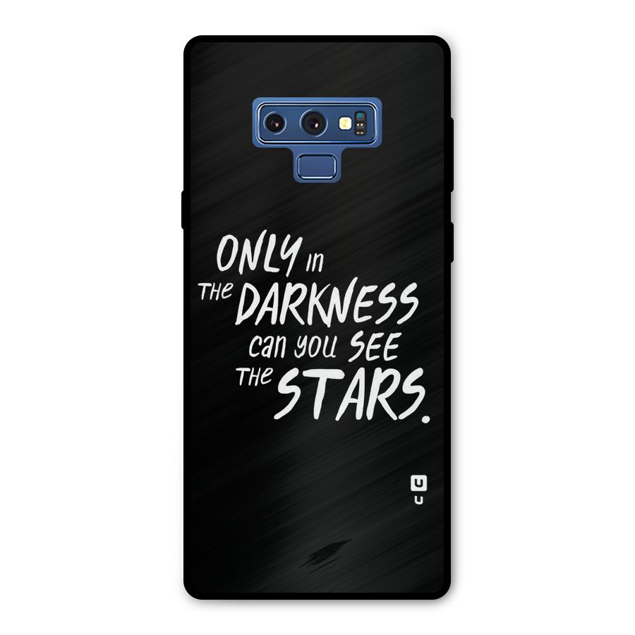 Darkness and the Stars Metal Back Case for Galaxy Note 9