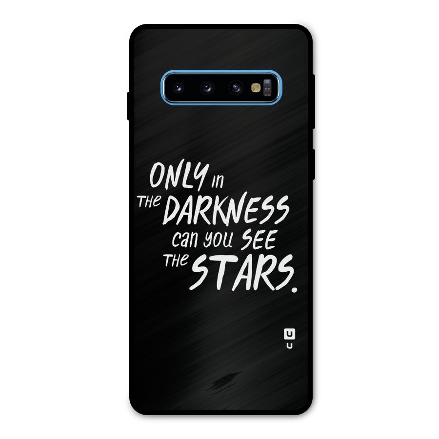 Darkness and the Stars Metal Back Case for Galaxy S10