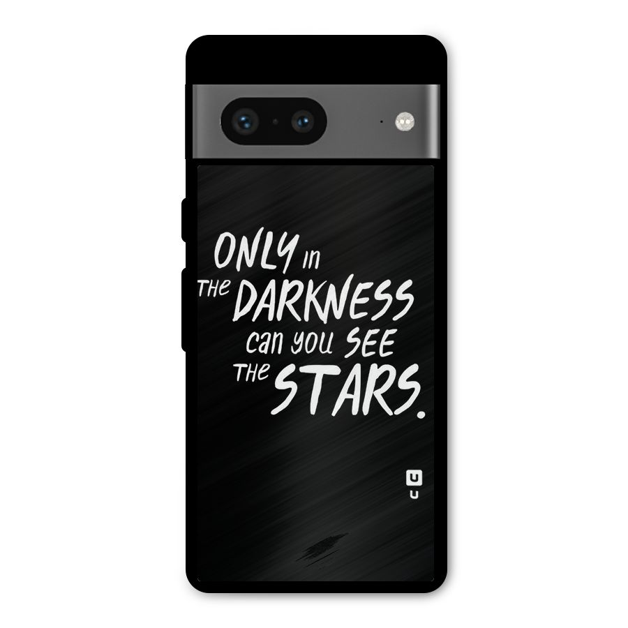 Darkness and the Stars Metal Back Case for Google Pixel 7