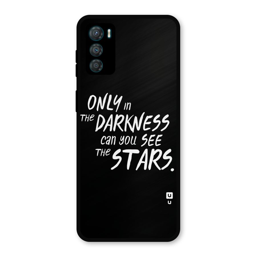 Darkness and the Stars Metal Back Case for Moto G42