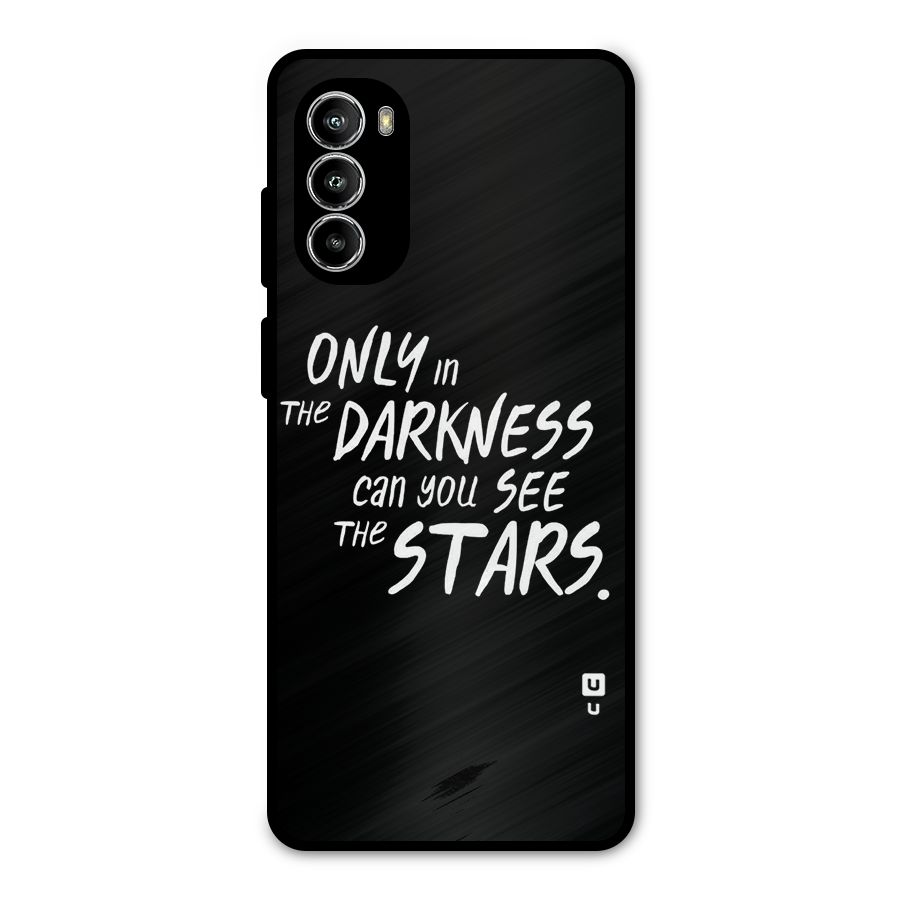 Darkness and the Stars Metal Back Case for Moto G52