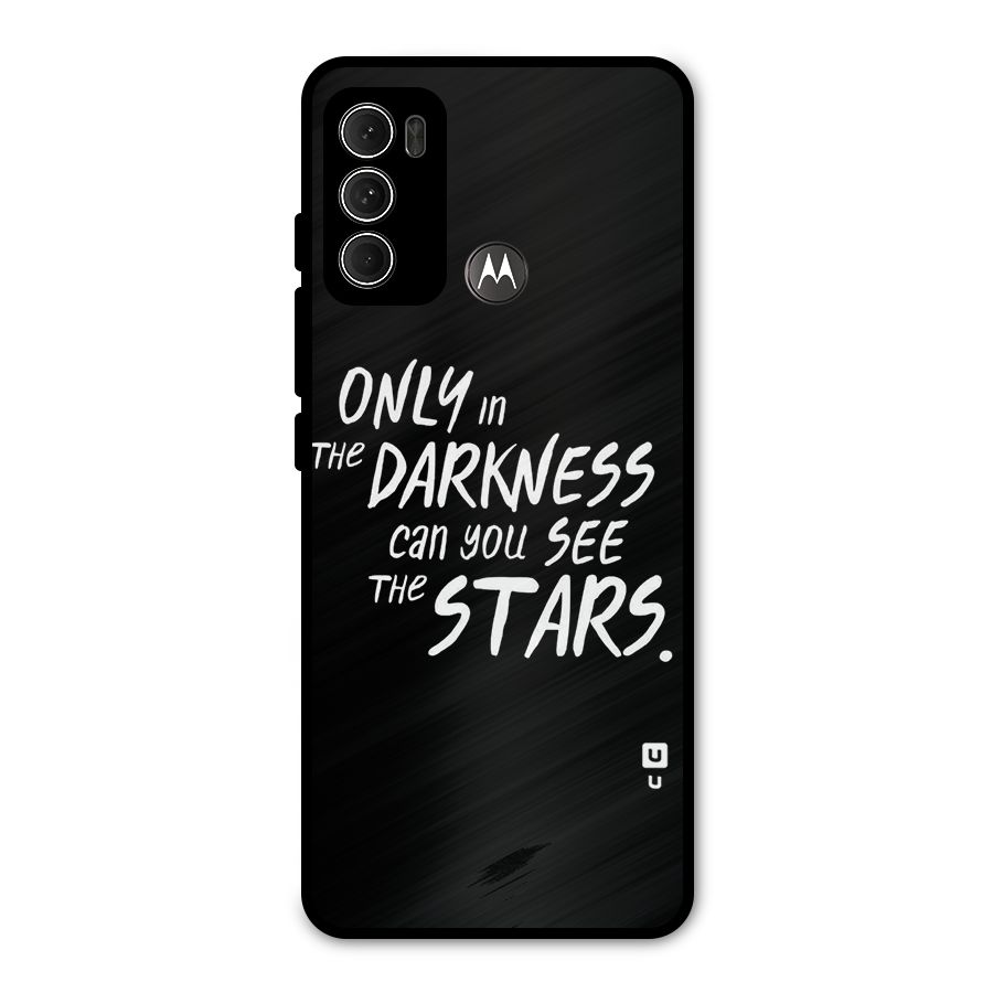 Darkness and the Stars Metal Back Case for Moto G60