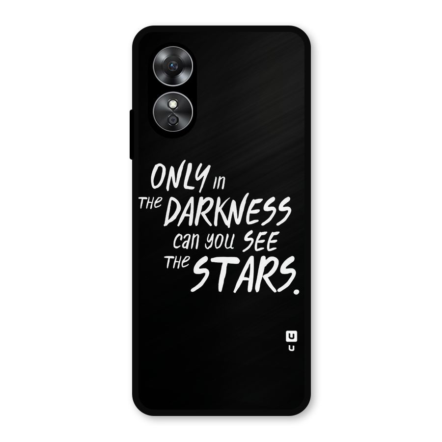 Darkness and the Stars Metal Back Case for Oppo A17
