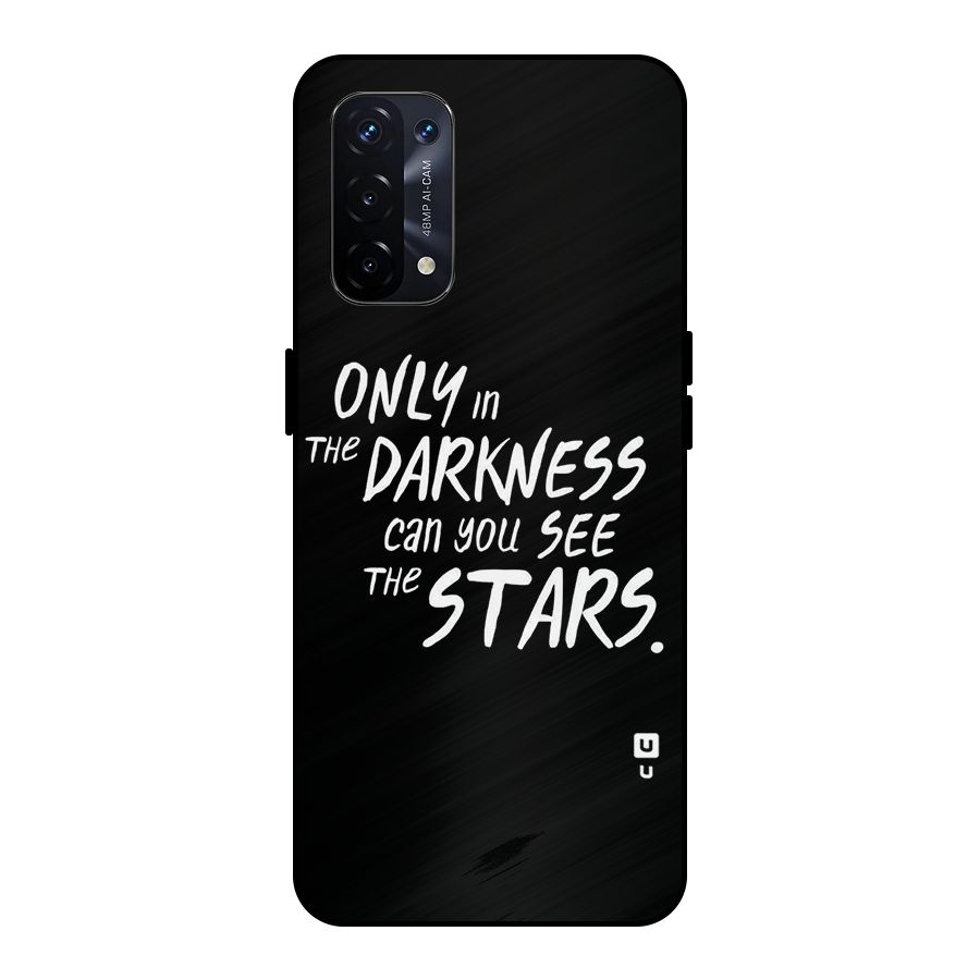 Darkness and the Stars Metal Back Case for Oppo A74 5G