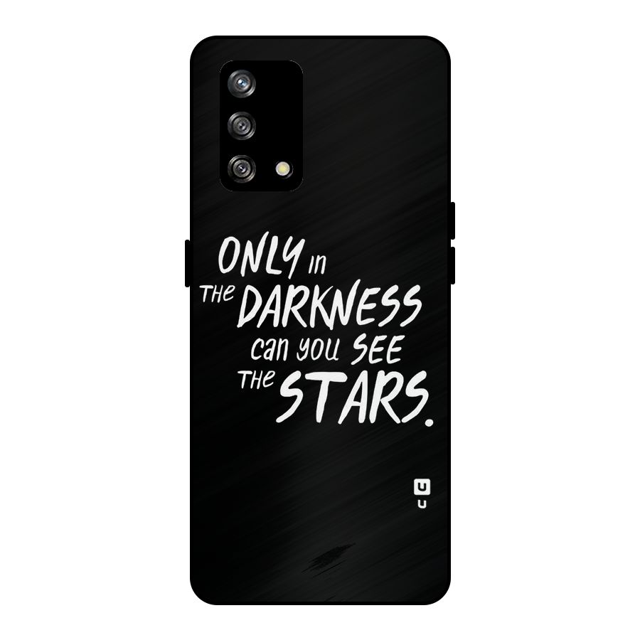 Darkness and the Stars Metal Back Case for Oppo F19
