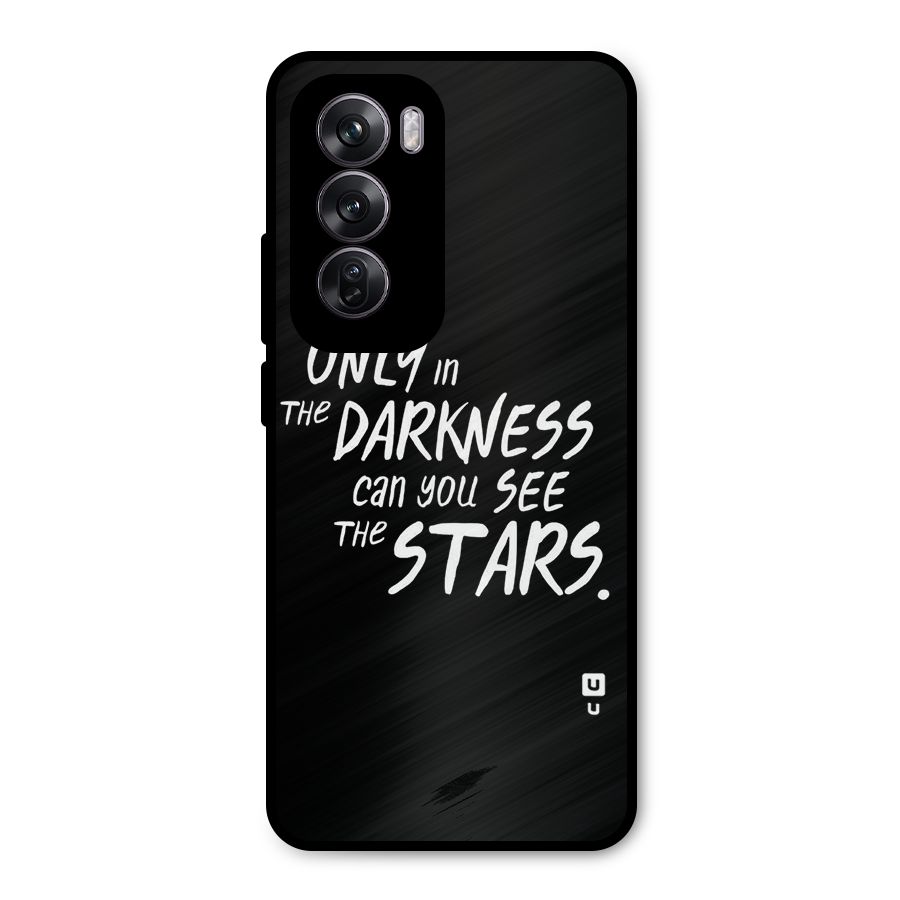 Darkness and the Stars Metal Back Case for Oppo Reno12 Pro