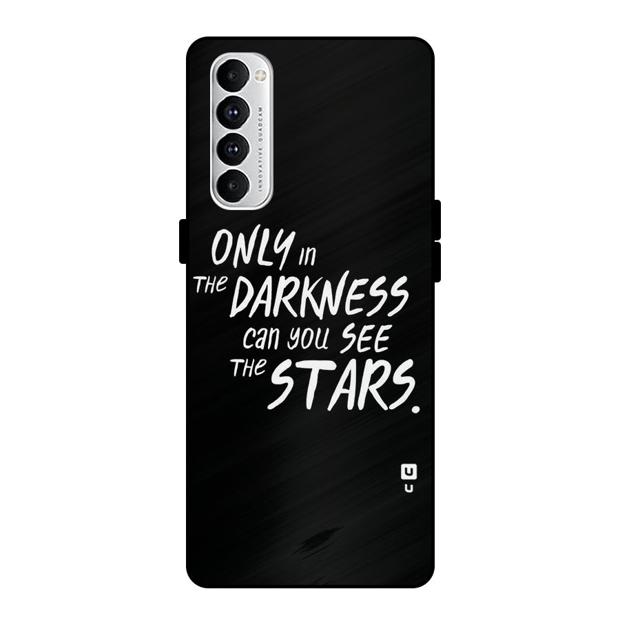Darkness and the Stars Metal Back Case for Oppo Reno4 Pro