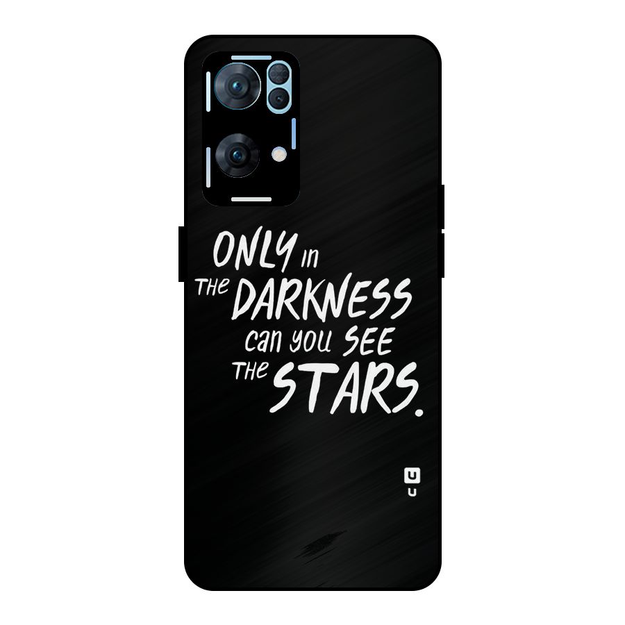 Darkness and the Stars Metal Back Case for Oppo Reno7 Pro 5G
