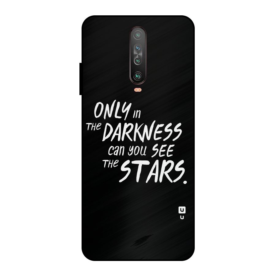 Darkness and the Stars Metal Back Case for Poco X2
