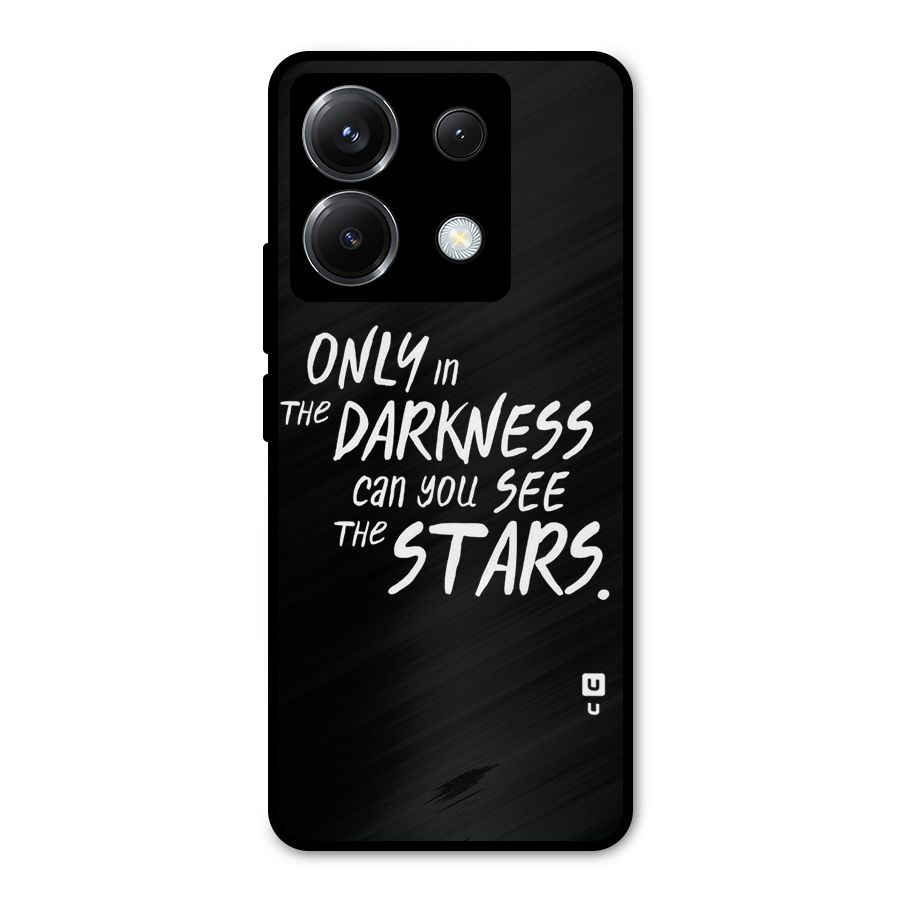 Darkness and the Stars Metal Back Case for Poco X6