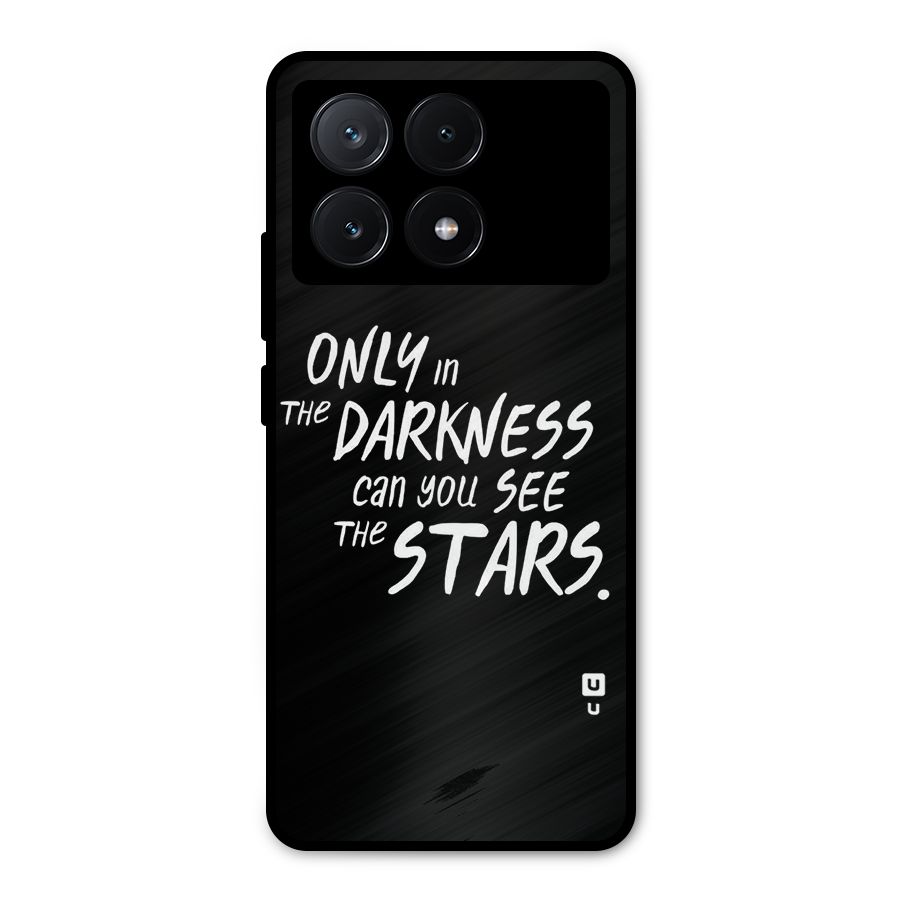 Darkness and the Stars Metal Back Case for Poco X6 Pro